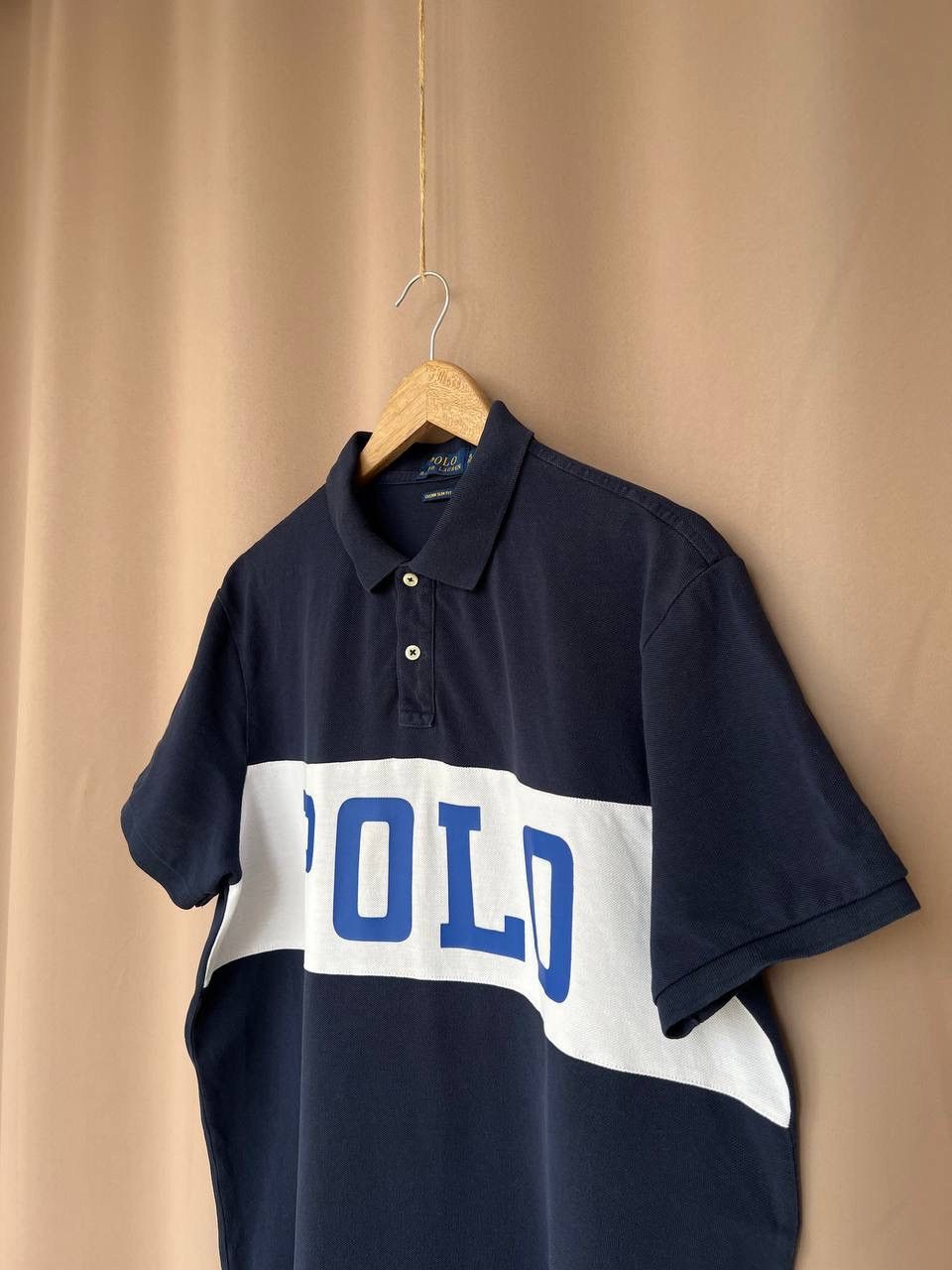 Polo Ralph Lauren Polo Ralph Lauren Spellout Big Logo Polo Shirt Mens XL Slim Size US XL / EU 56 / 4 - 4 Thumbnail