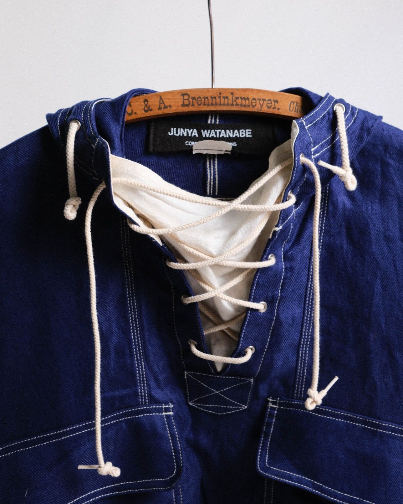 Junya Watanabe Junya Watanabe Spring 2011 Indigo Lace-up Anorak Size US S / EU 44-46 / 1 - 5 Thumbnail