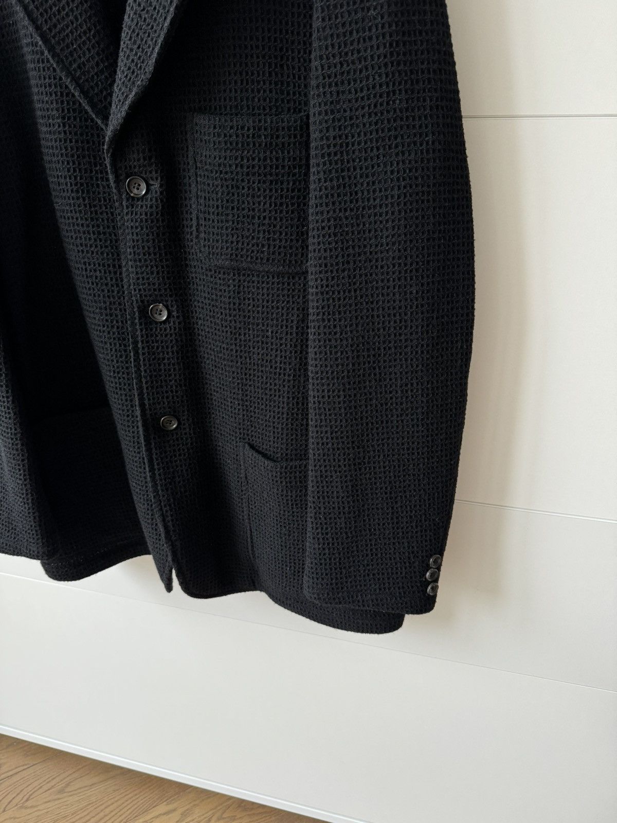 Comme des Garcons Homme [L] Wool Blazer in Black (FW00) Size US L / EU 52-54 / 3 - 3 Thumbnail