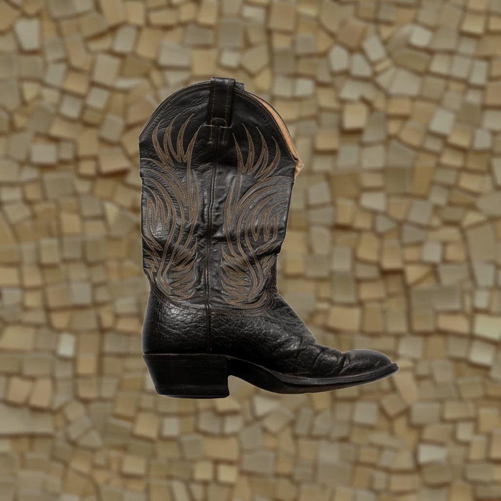 Vintage VINTAGE Nocona Boots Boot Mens SZ 7 E Brown Leather Cowboy 80s 1988 Size US 7 / EU 40 - 1 Thumbnail