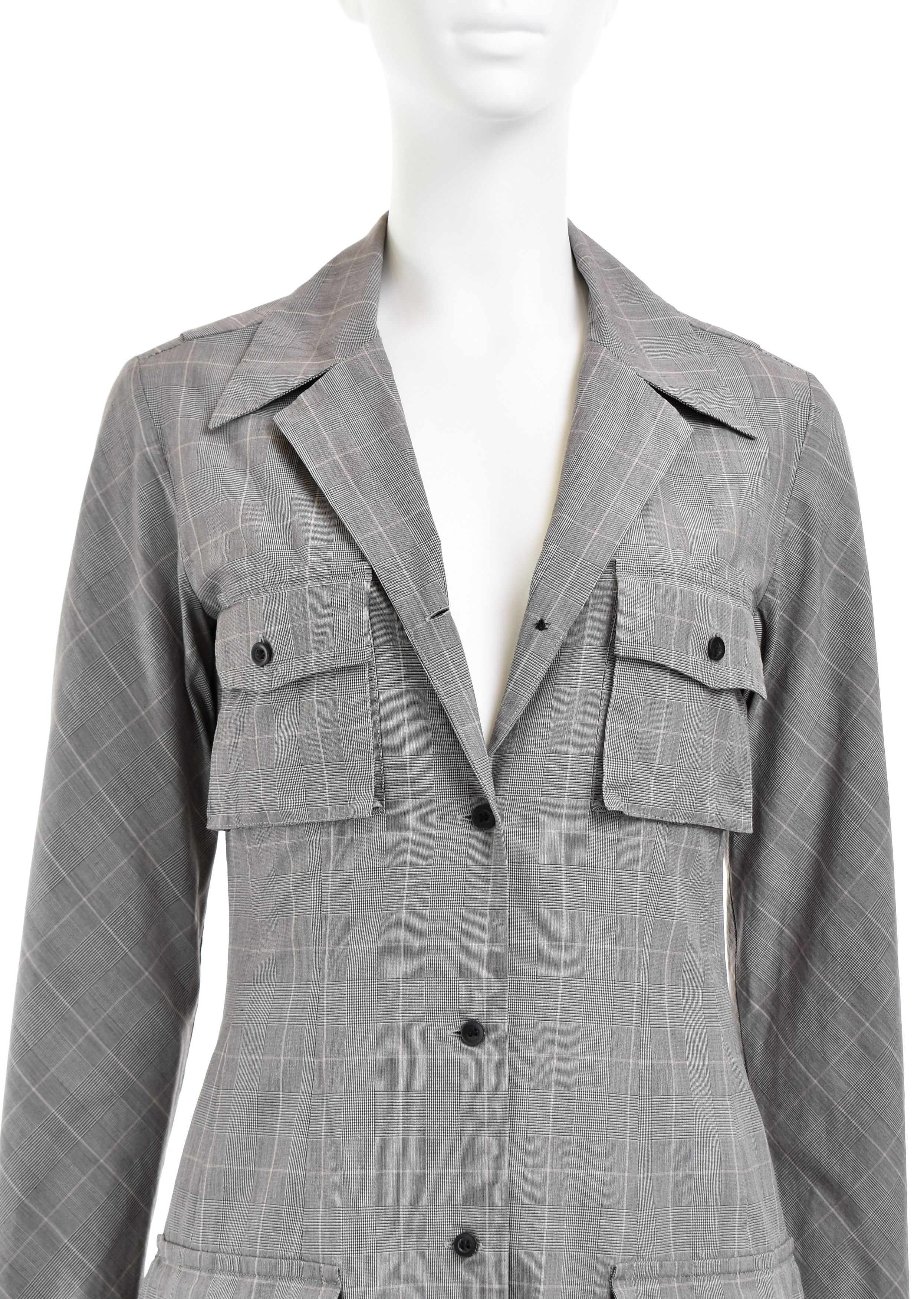 Dries Van Noten DRIS VAN NOTEN Vintage Unlined Long Blazer Jacket Dress Size S / US 4 / IT 40 - 2 Thumbnail