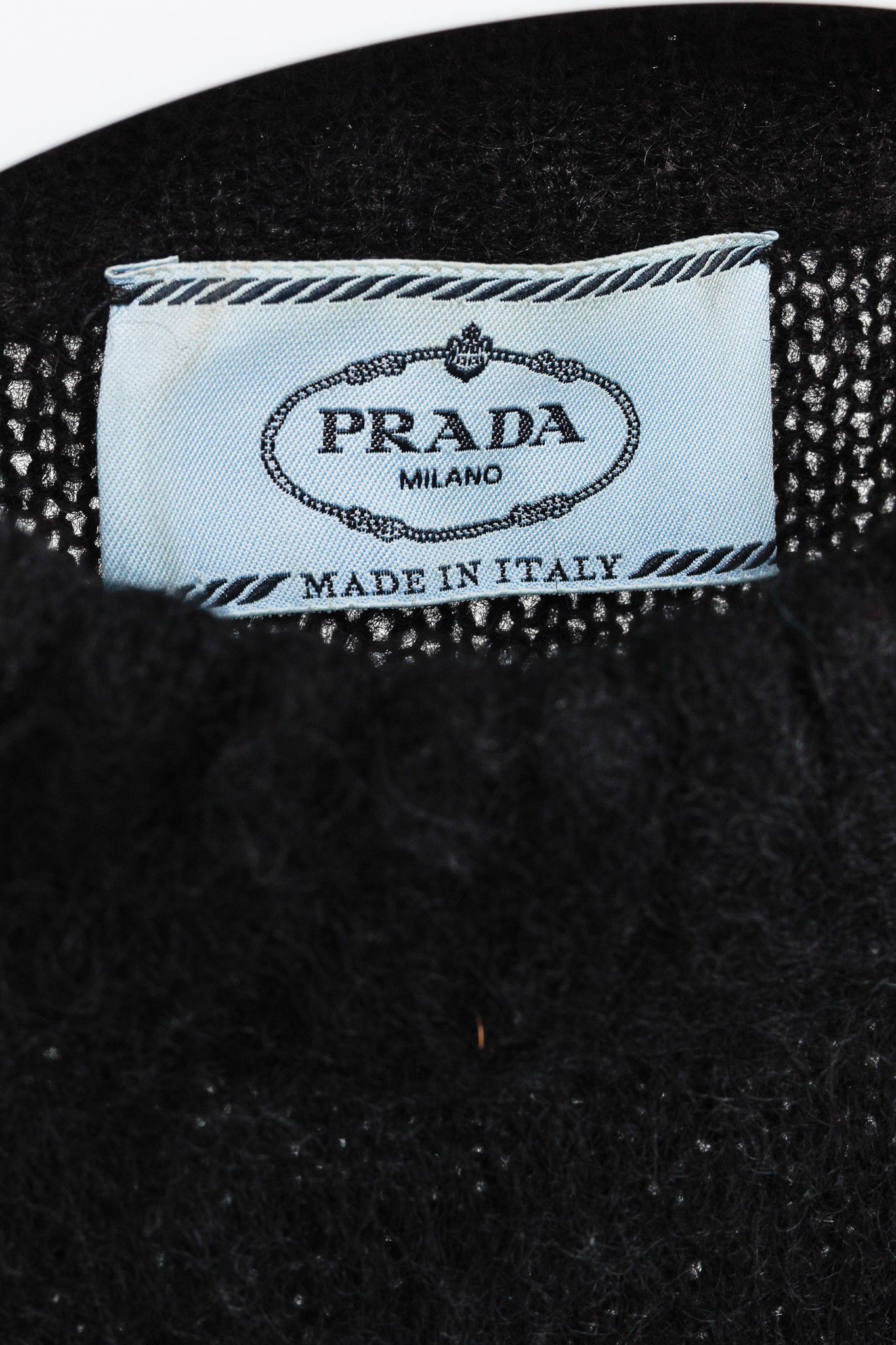 Prada Prada AW/18 Black Flame Intarsia-Knit Mohair-Blend Sweater Size XS / US 0-2 / IT 36-38 - 4 Thumbnail