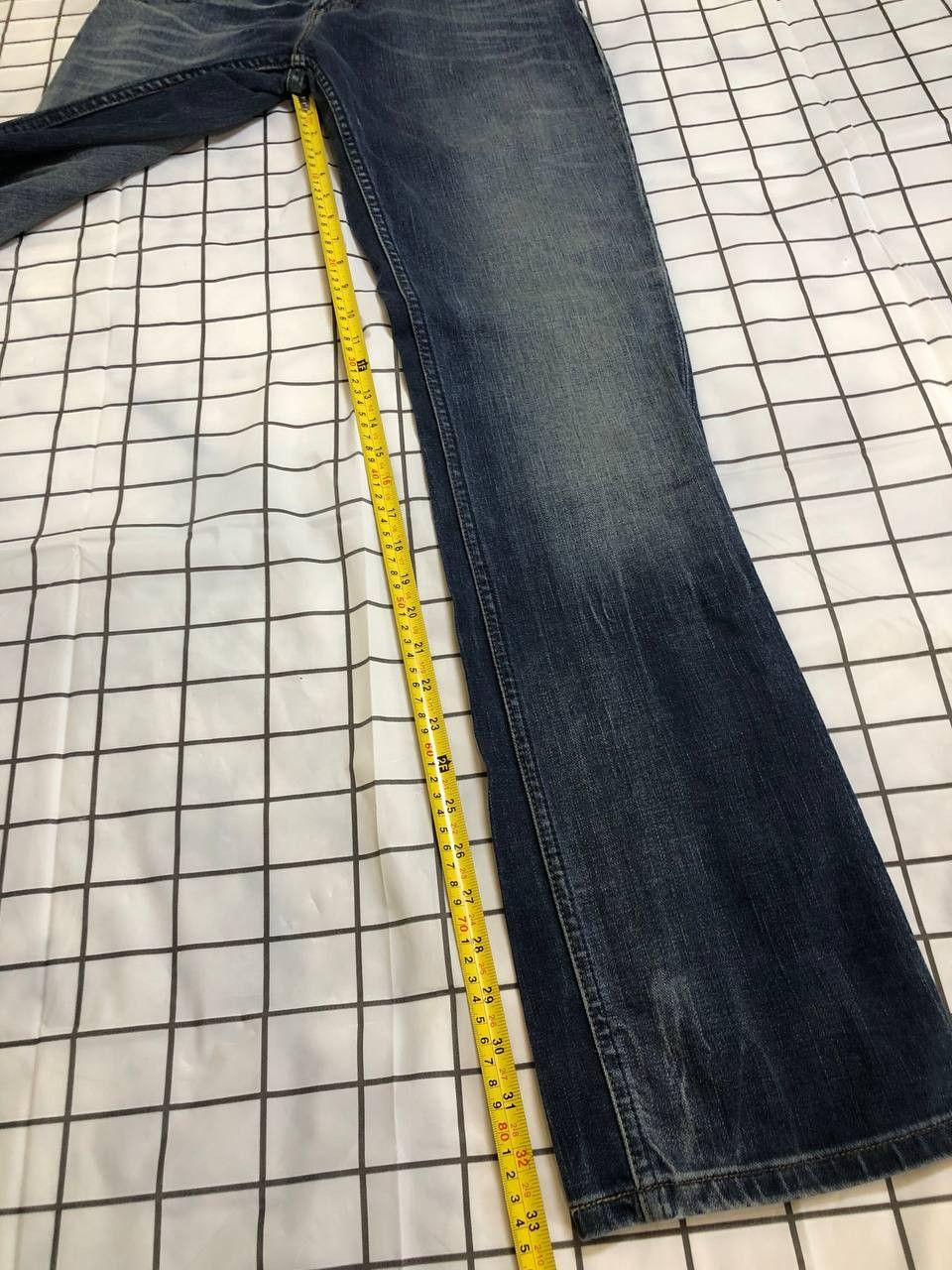 Levi's Levi's 550 Jeans Relaxed Bootcut Denim Tall Stretch Med Blue Size US 32 / EU 48 - 6 Thumbnail