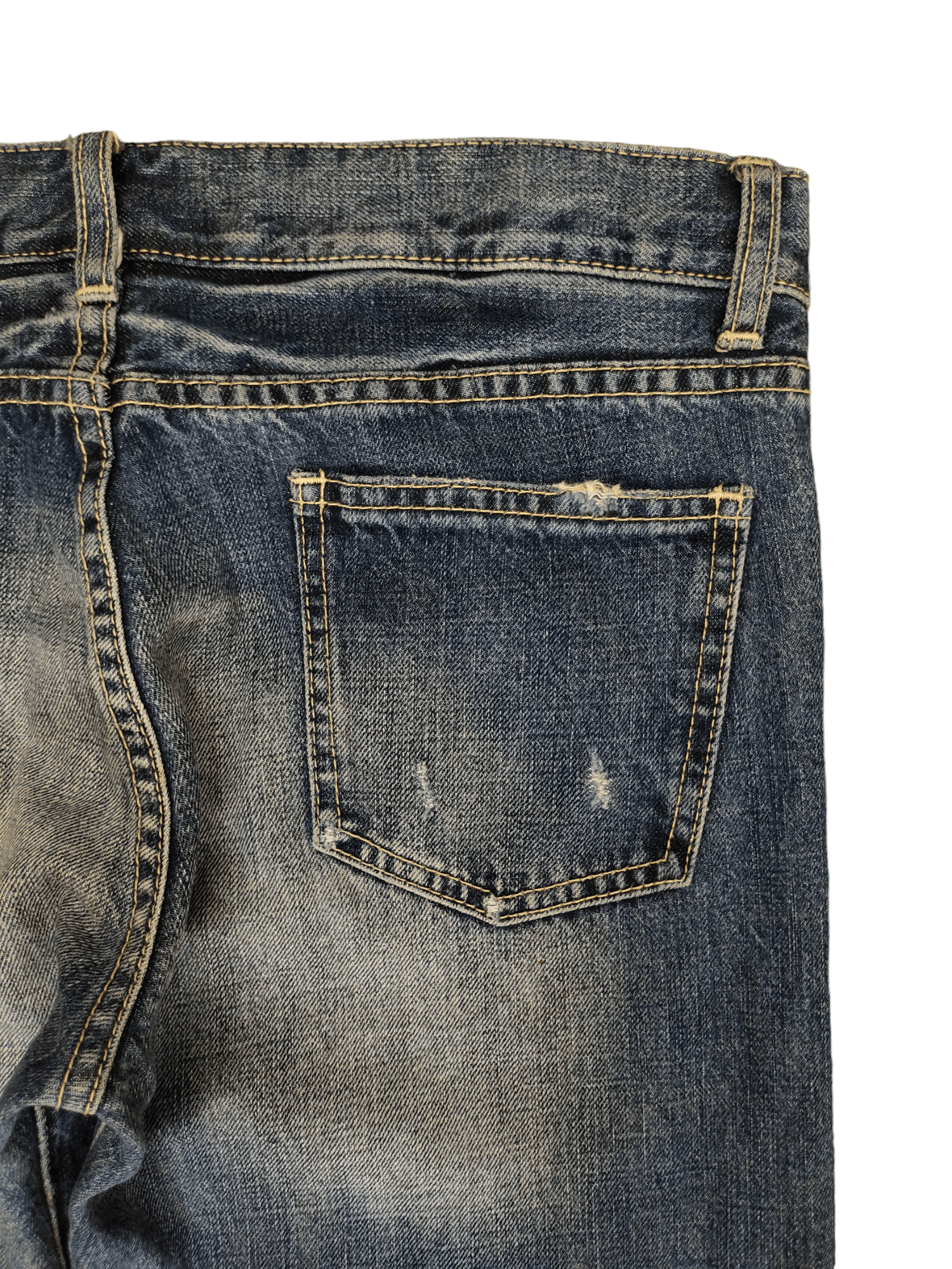 KOJIMA GENES Karakoto Kojima Distress Faded Jeans Undercover Style Y2k Size US 32 / EU 48 - 12 Thumbnail