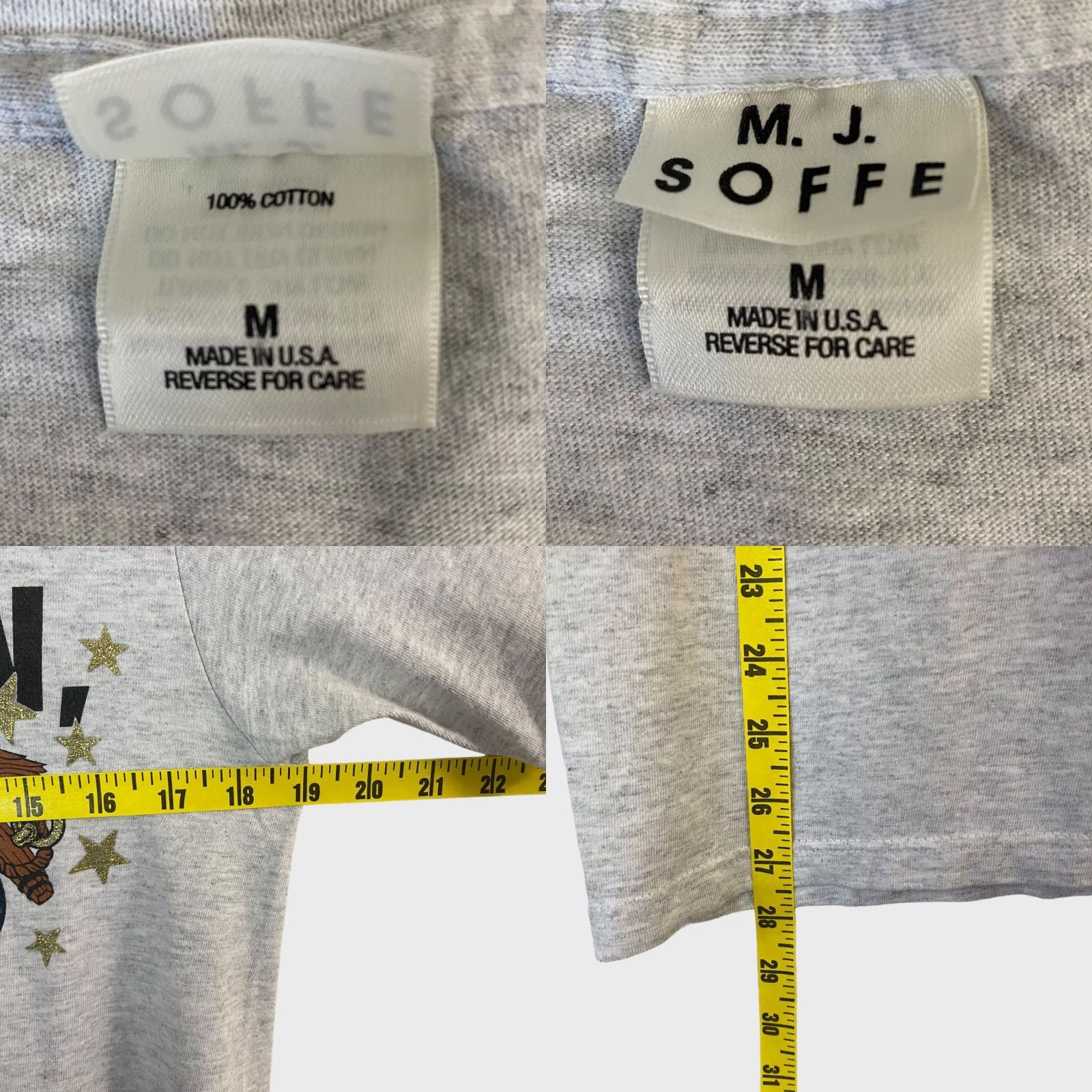 Vintage VINTAGE United States Marine Core The Few The Proud T-Shirt Gray Men's M Size US M / EU 48-50 / 2 - 8 Thumbnail