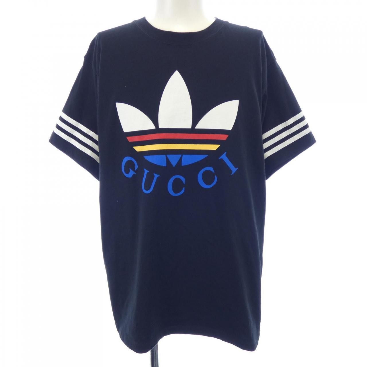 Gucci Gucci Gucci Adidas Cotton T Shirt Textile T-Shirts 616036XJEXC DUTY FREE for USA Size ONE SIZE - 1 Thumbnail