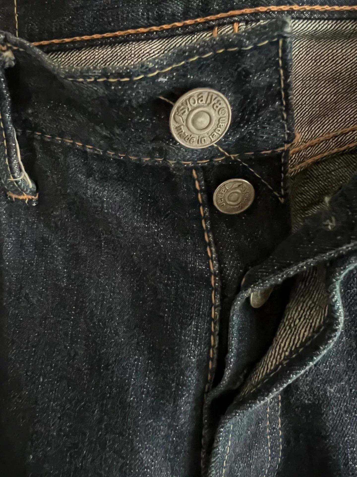 Pure Blue Japan Pure Blue Japan Straight Selvedge Jeans Size US 33 - 5 Thumbnail