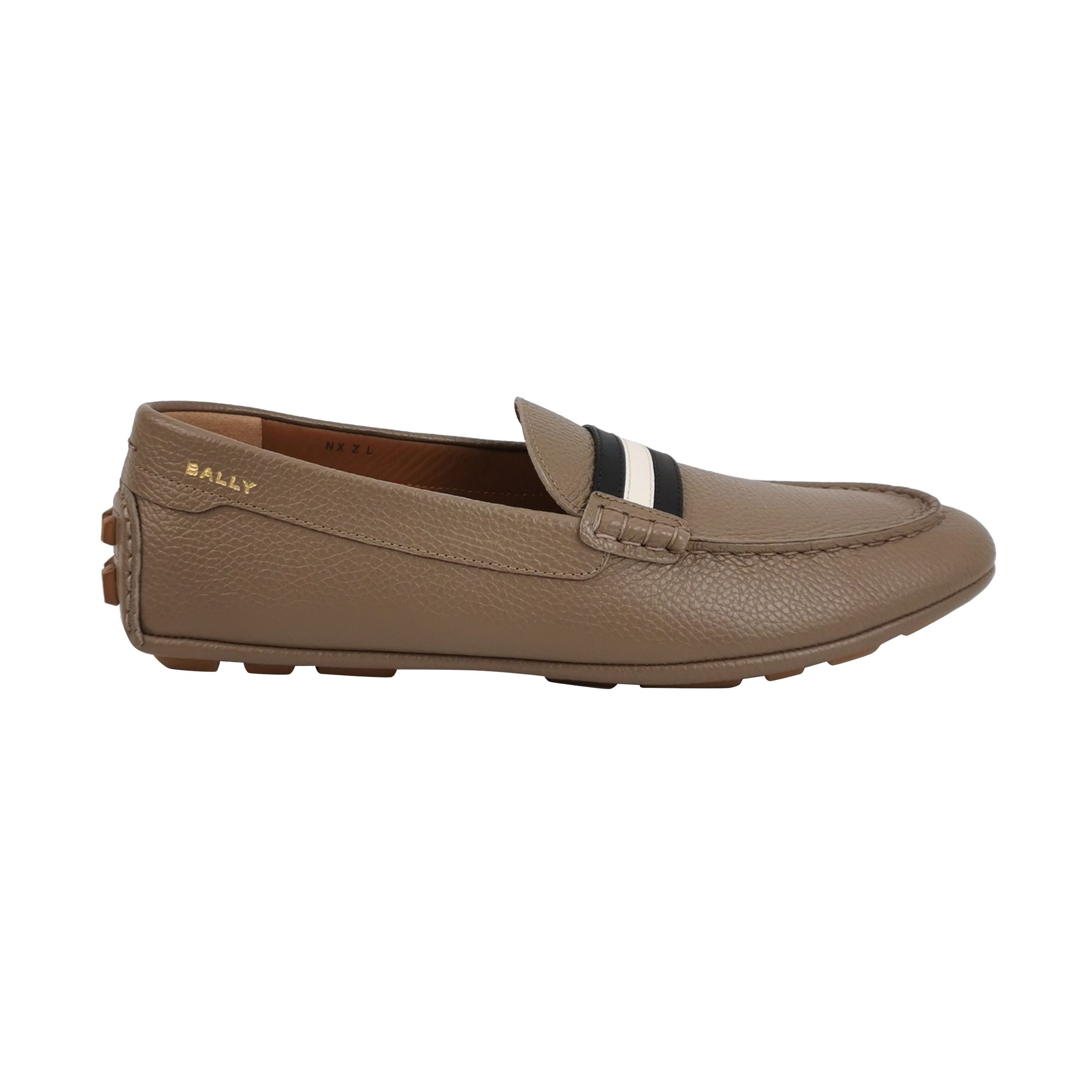 Bally Bally Karlos Striped Leather Driver Loafers 43 Size US 10 / EU 43 - 1 Thumbnail