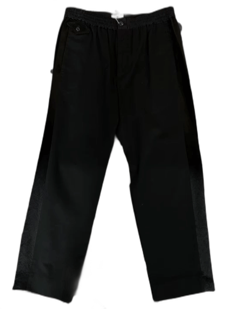 Gucci Gucci Black Silk Pants with Unique Design Size US 44 / EU 60 - 1 Thumbnail