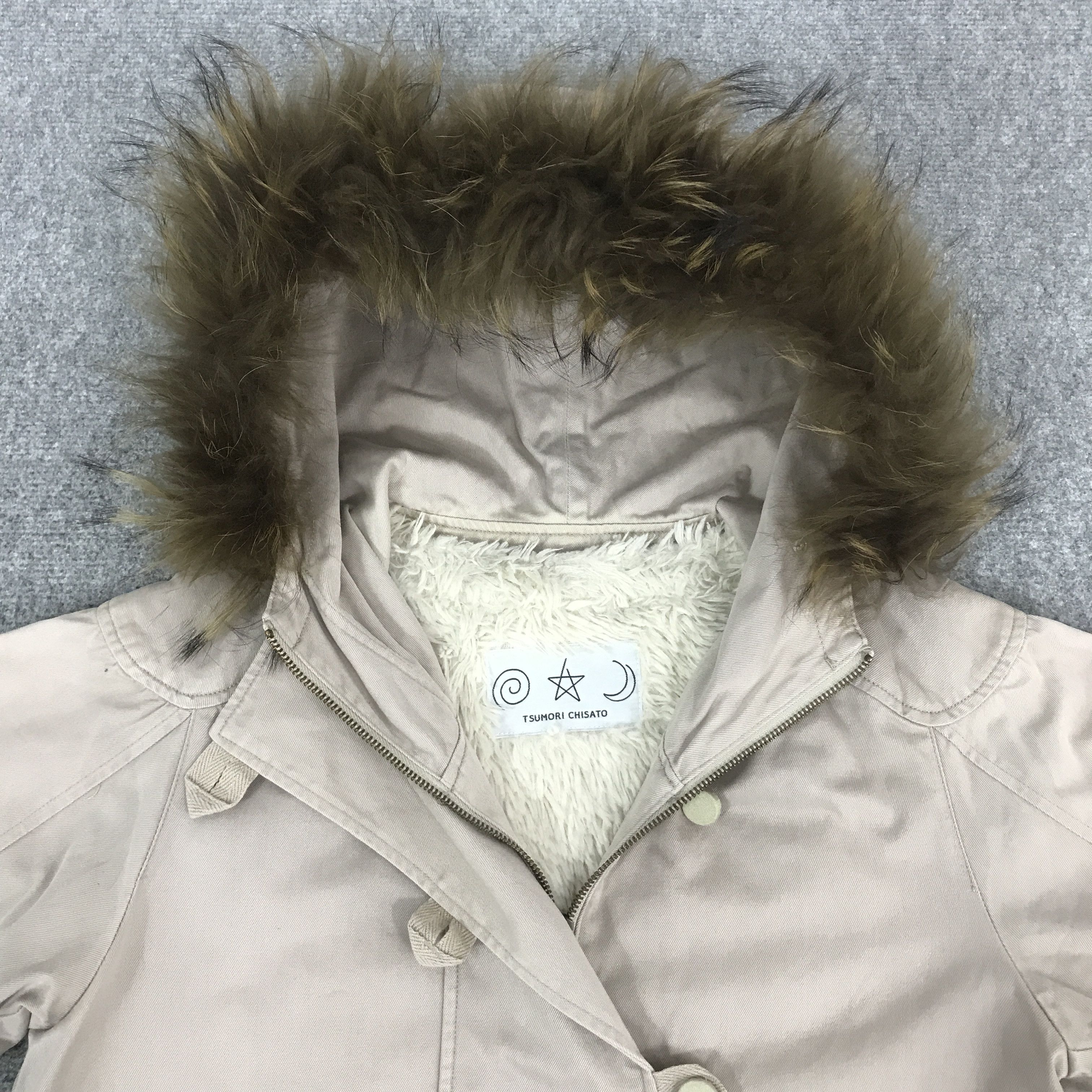 Tsumori Chisato TSUMORI CHISATO BY ISSEY MIYAKE PARKAS FUR JACKET Size US M / EU 48-50 / 2 - 7 Thumbnail