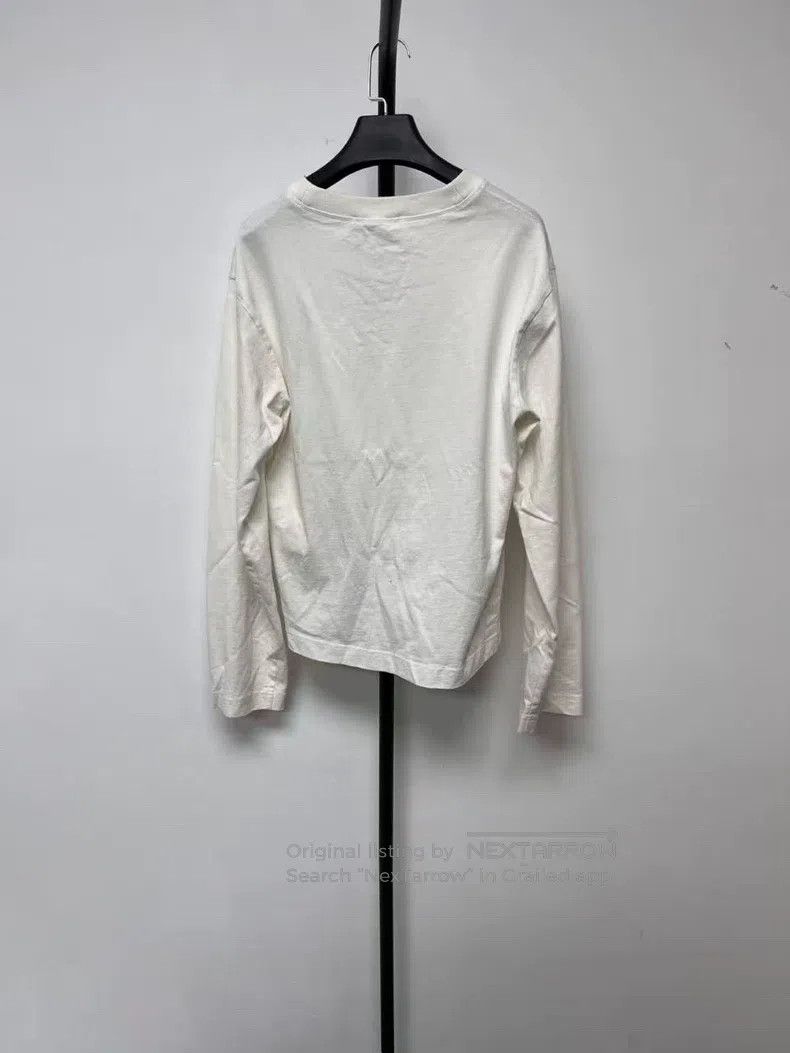 Acne Studios Acne Studios Logo print round-neck long-sleeve T-shirt, wh Size US XS / EU 42 / 0 - 2 Thumbnail