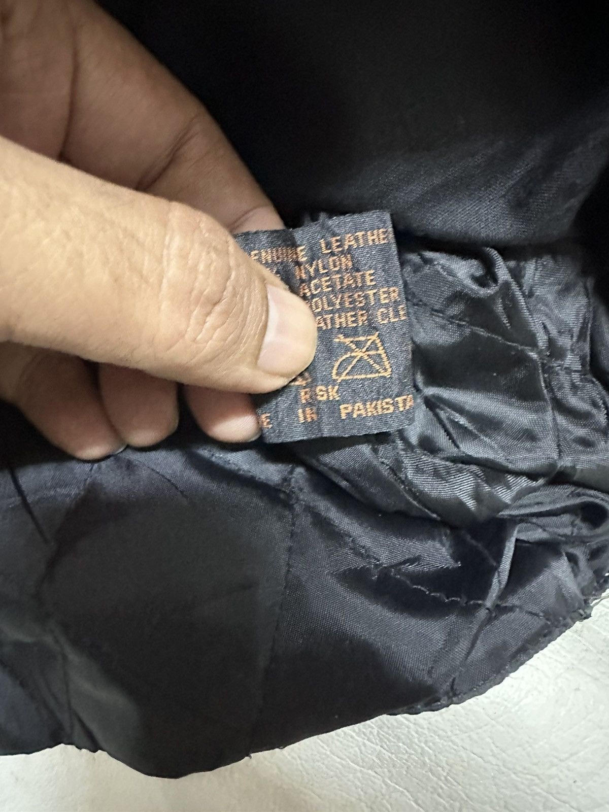 Japanese Brand Leather jacket made by risk Size US S / EU 44-46 / 1 - 6 Thumbnail
