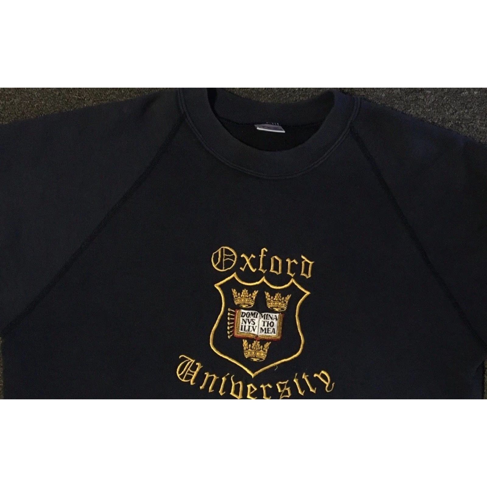 Vintage VINTAGE Oxford University Faded Sweatshirt 80s Navy Blue College Track & Field Pullover M Mens Accessories Size US M / EU 48-50 / 2 - 4 Thumbnail