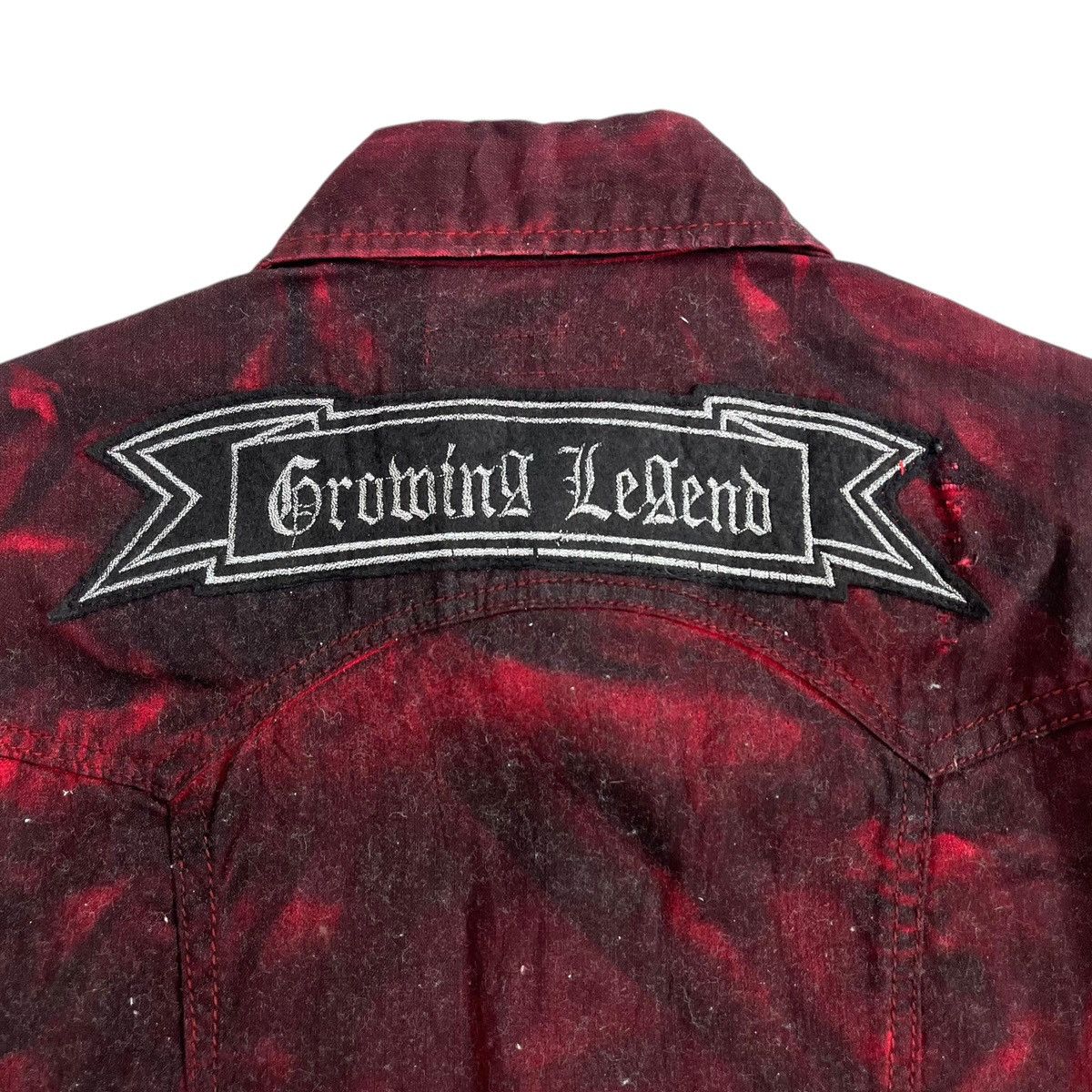 If Six Was Nine × In The Attic × Le Grande Bleu (L.G.B.) In The Attic like H Anarchy Lgb Distressed Bone Button Shirt Size US M / EU 48-50 / 2 - 14 Thumbnail