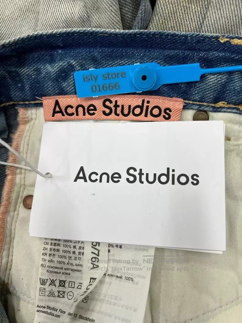 Acne Studios Acne Studios Logo Patch Loose Low-Rise Jeans Size US 28 / EU 44 - 4 Thumbnail