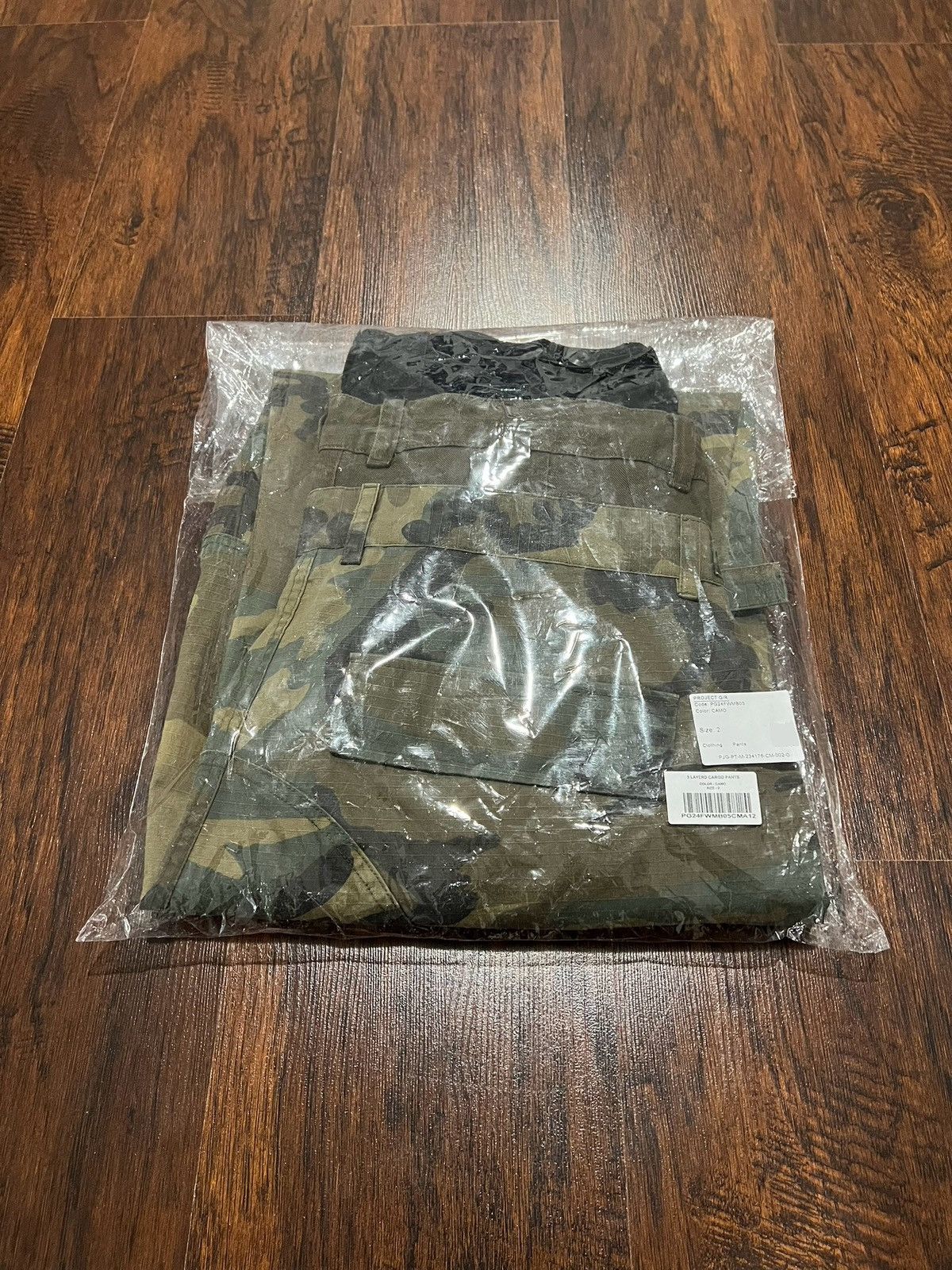 Project GR Project G/R 3 Layered Cargo Pants Camo Sz 2 | Grailed