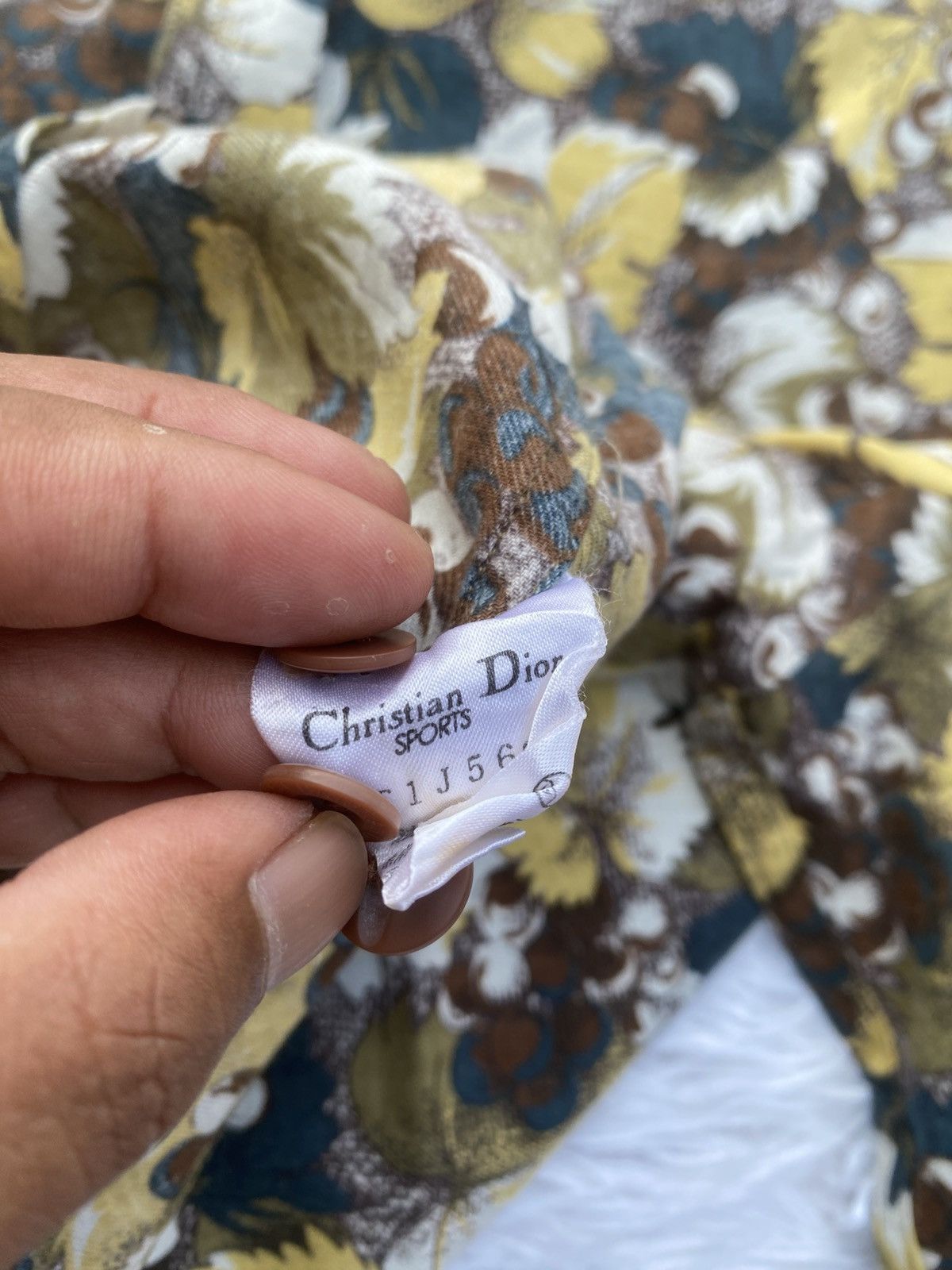 Christian Dior Monsieur Rare Vintage 90s Christian Dior Florals Buttoned Shirt Size US M / EU 48-50 / 2 - 19 Thumbnail