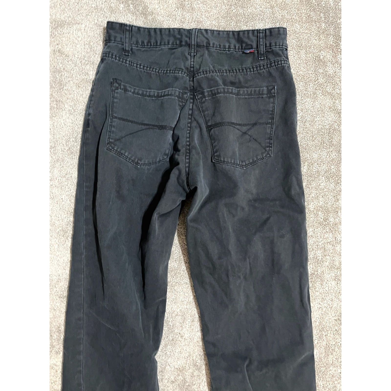 Tommy Hilfiger Tommy Hilfiger Mens Pants Black Solid 32x32 Regular Inseam 32 Dress Pants Casual Business Slimming Modern Fit Mens Size US 32 / EU 48 - 2 Thumbnail