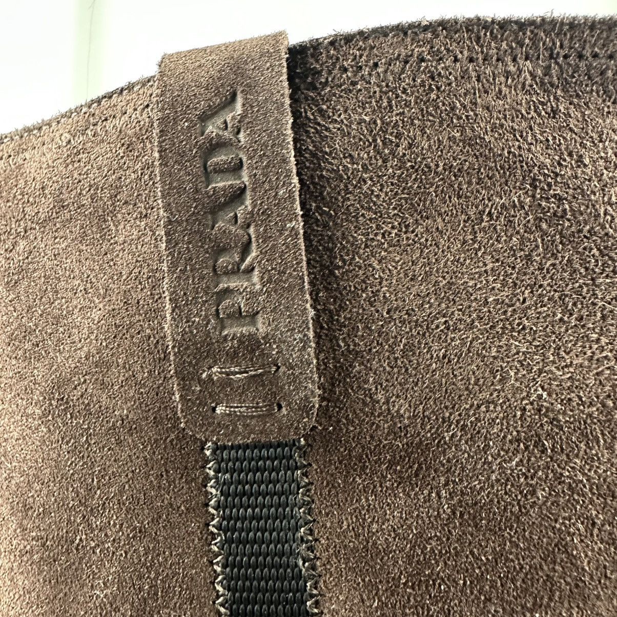 Prada Prada Brown Suede Mid Calf Western Boots Size US 11 / IT 41 - 7 Thumbnail