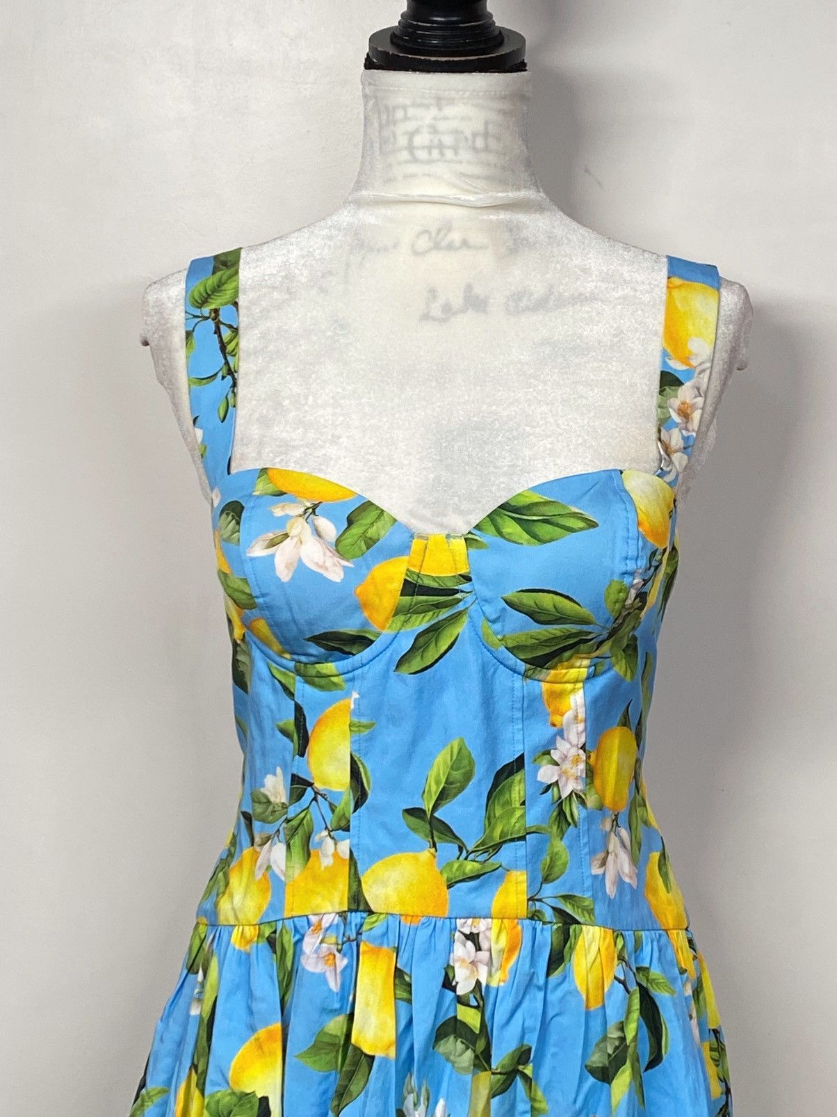 L'AGENCE L'AGENCE Lemon Print Corset Minidress size 8 Size M / US 6-8 / IT 42-44 - 7 Thumbnail