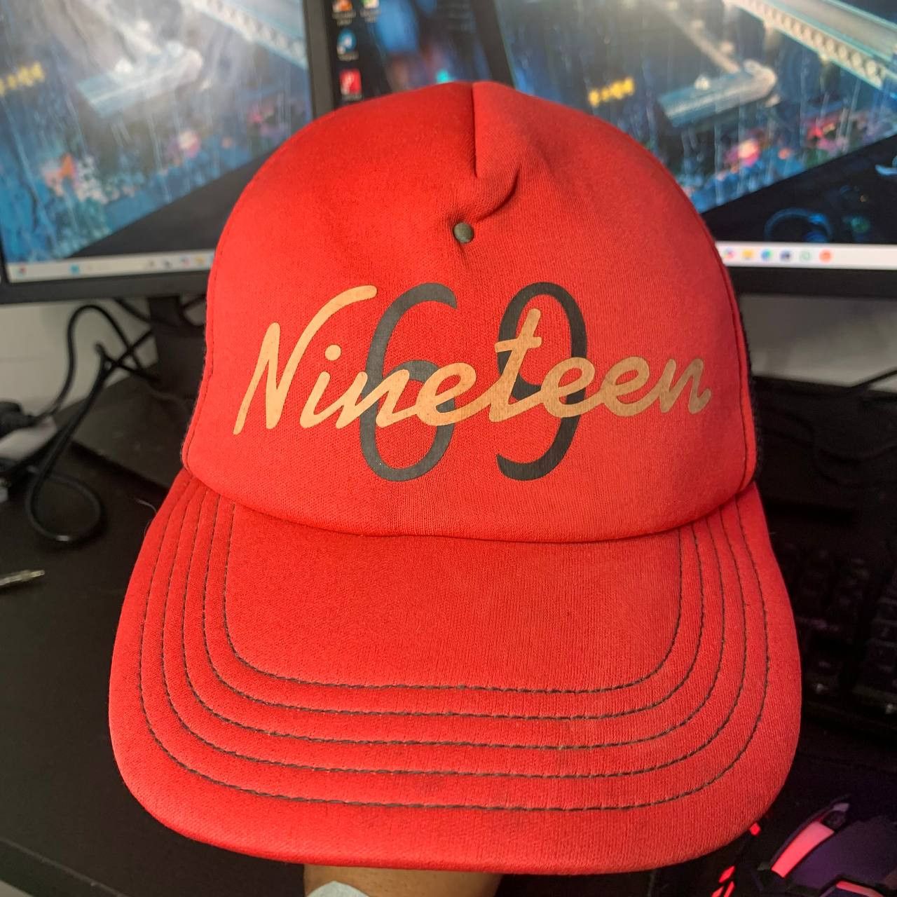 Gap × Vintage RARE GAP 69 TRUCKER HAT Size ONE SIZE - 2 Thumbnail
