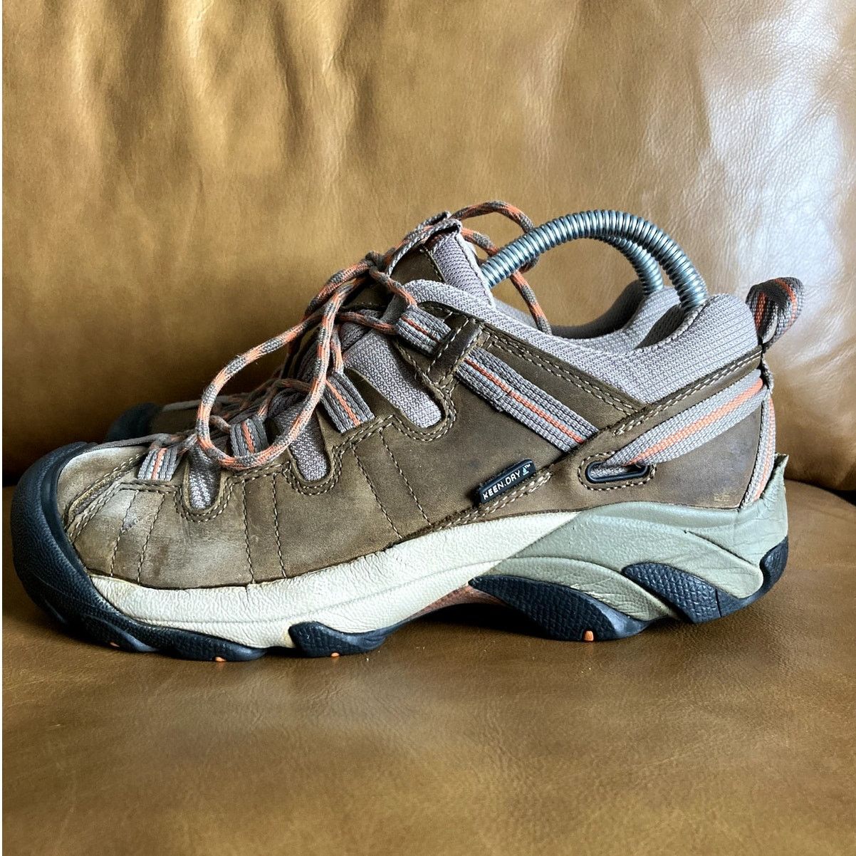 KEEN Keen Targhee Dry Trail Hiking Shoes Olive Green Women's 8.5 Size US 8.5 / IT 38.5 - 3 Thumbnail