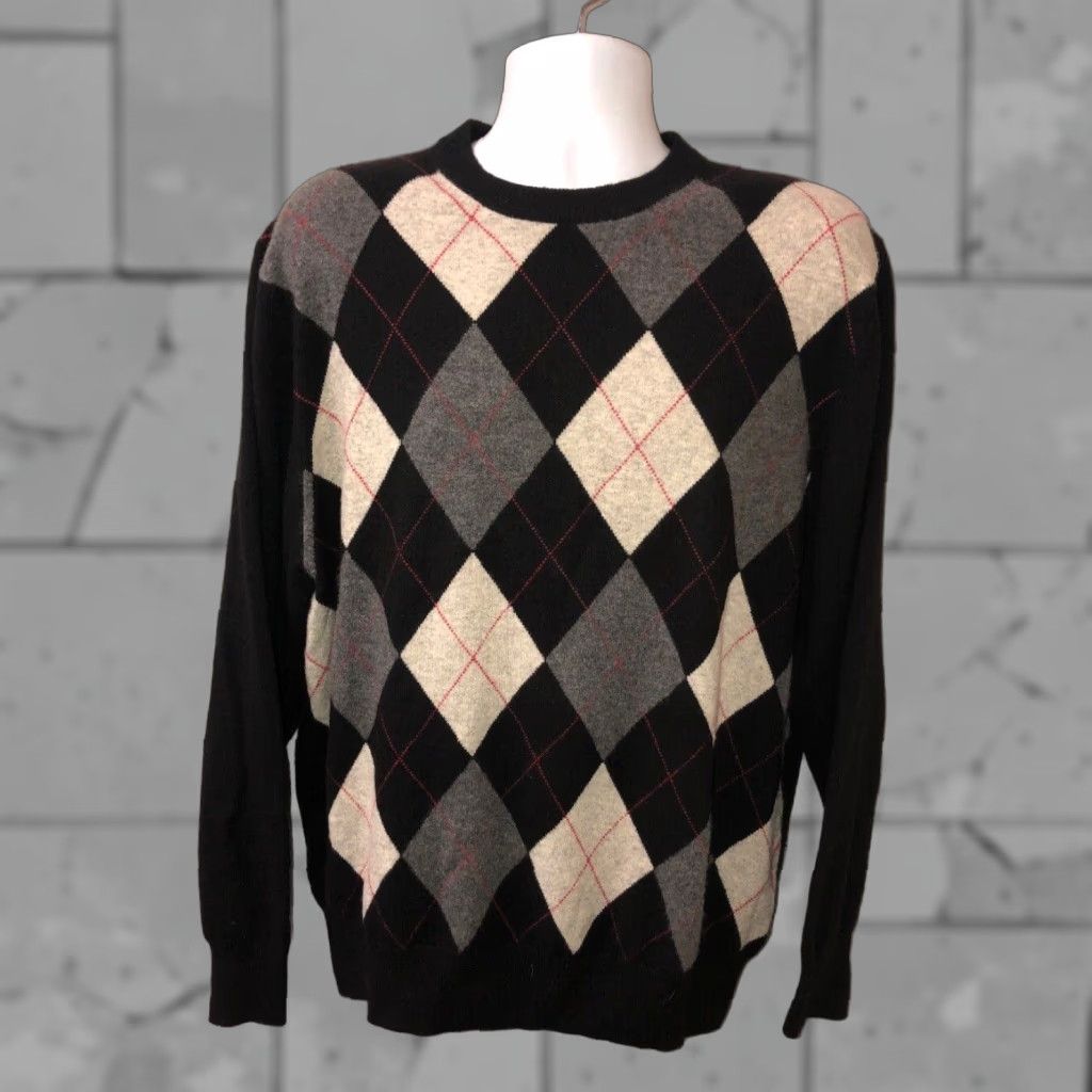 Vintage Lynon Mens Gray Crewneck Cashmere Sweater Size 56 Size US XL / EU 56 / 4 - 1 Thumbnail