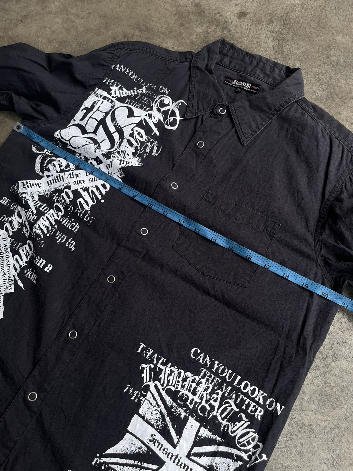 If Six Was Nine JAPANESE DADAIST POEM GOTHIC SEDITIONARIES PUNK STYLE SHIRTS Size US M / EU 48-50 / 2 - 12 Thumbnail