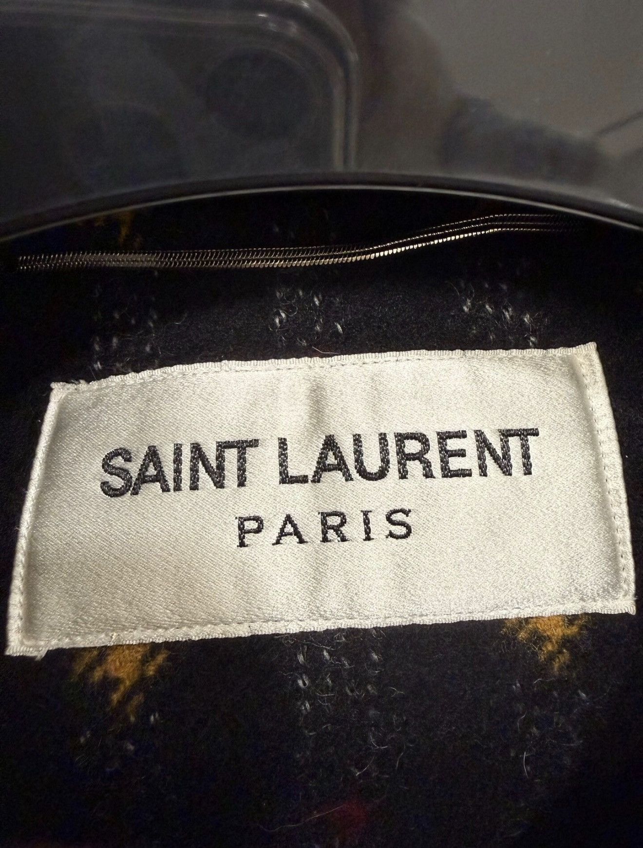 Saint Laurent Paris Saint Laurent Paris 20FW Wool Plaid Toggle Coat Size US M / EU 48-50 / 2 - 3 Thumbnail