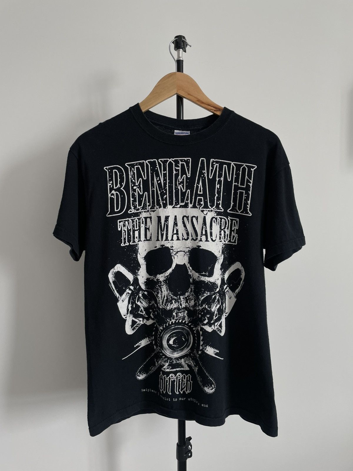 Band Tees Vintage Beneath the Massacre 00’s Dez Hard Metal Band Shirt Size US M / EU 48-50 / 2 - 1 Thumbnail