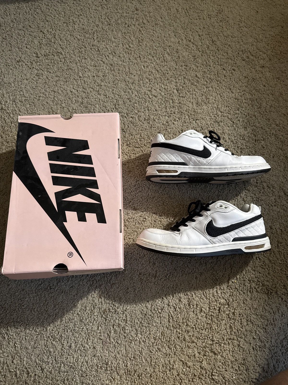 Nike SB Nike SB Paul Rodriguez Zoom Air Low (P Rod 1) White SZ11.5 Size US 11.5 / EU 44-45 - 1 Thumbnail