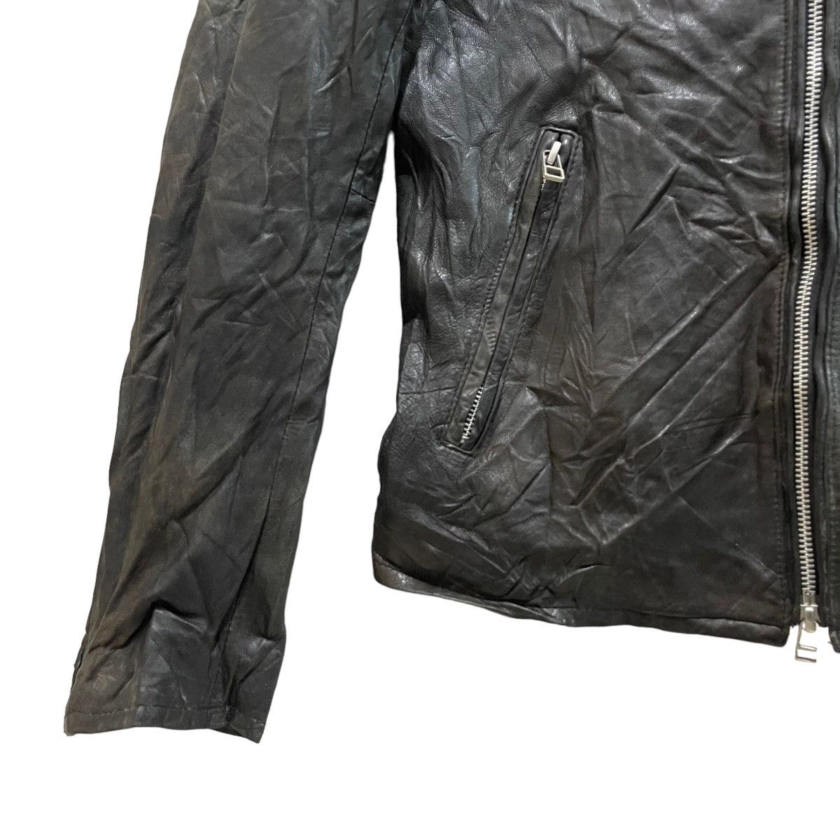 Vanquish × Vintage Vintage VANQUISH Leather Motorcycle Rider Zipper Jacket Size US M / EU 48-50 / 2 - 6 Thumbnail