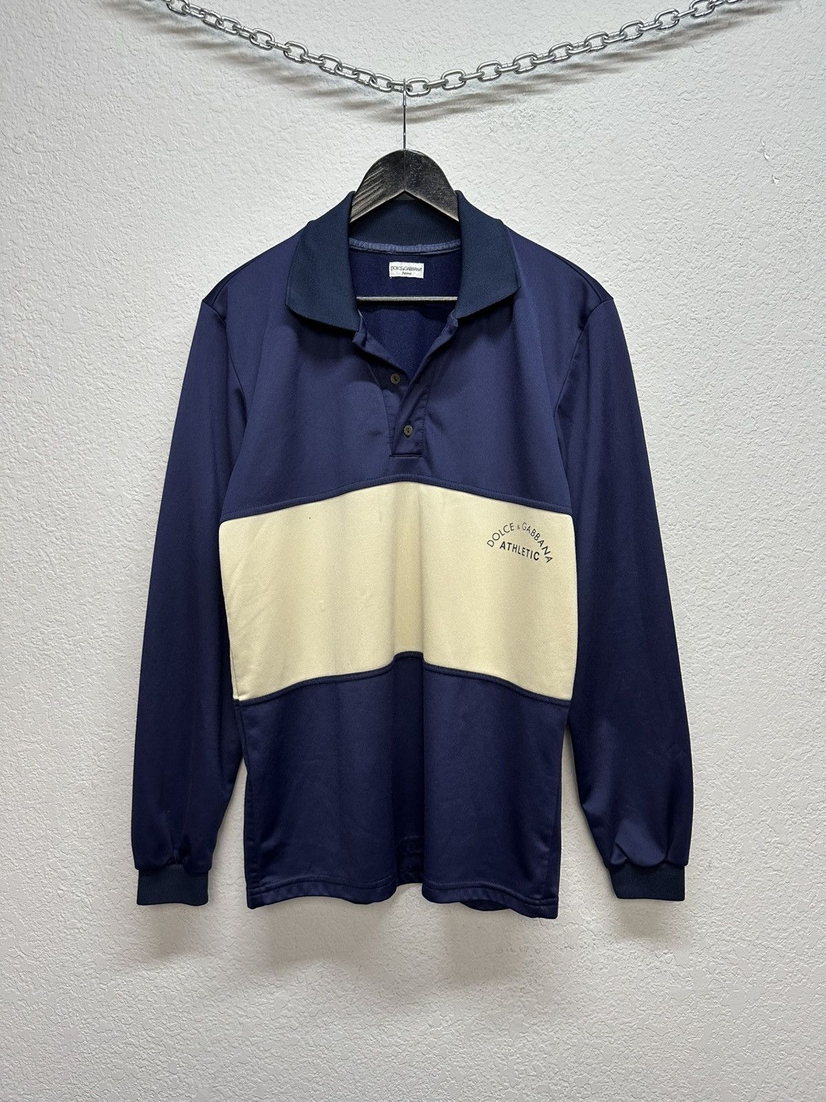 Dolce & Gabbana Vintage Dolce & Gabbana Rugby Polo Shirt Long Sleeve D&G Size US M / EU 48-50 / 2 - 4 Thumbnail