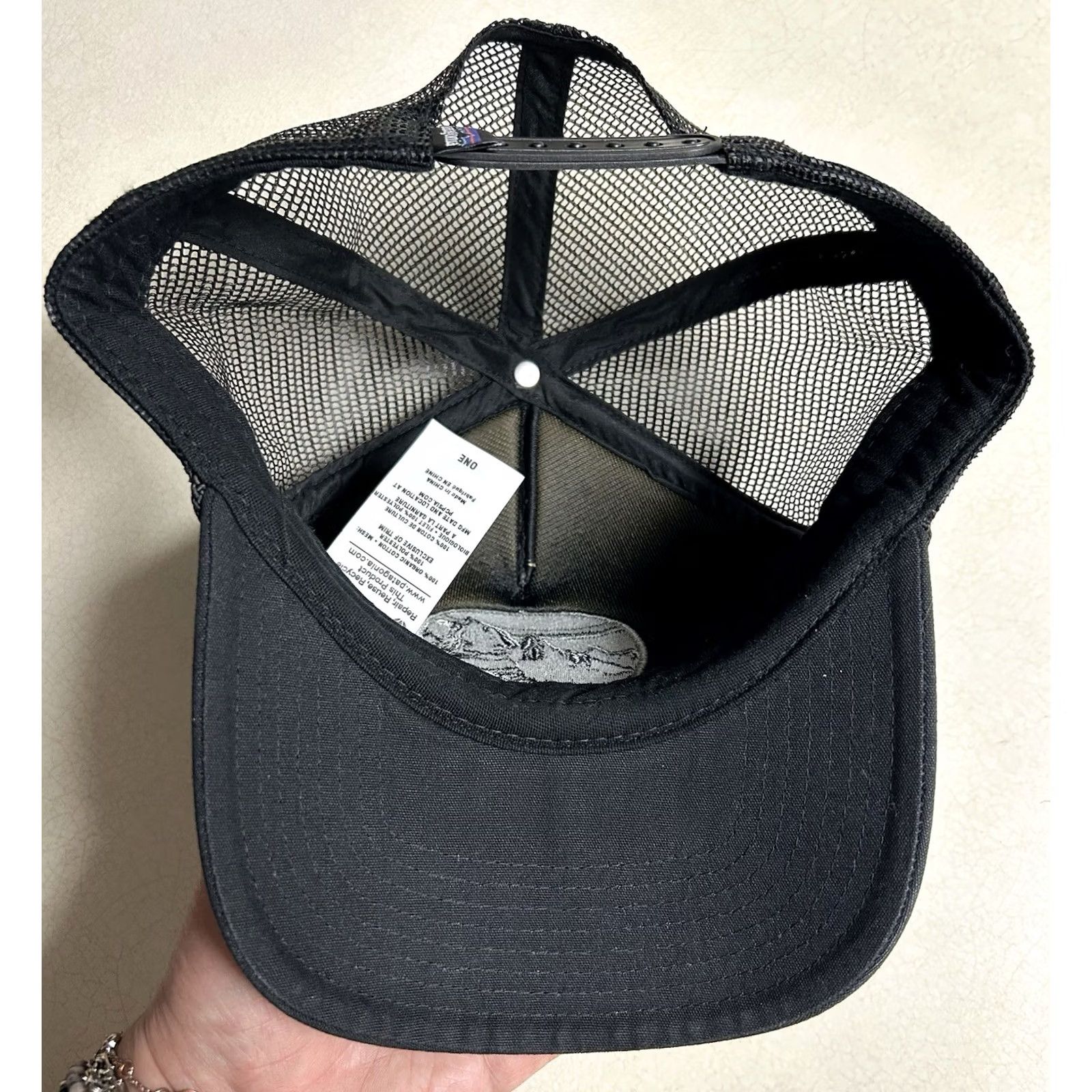 Patagonia Patagonia Fitz Roy Mountains Skyline Patch Rope Snapback Hat Black Rare FA13 Size ONE SIZE - 7 Thumbnail