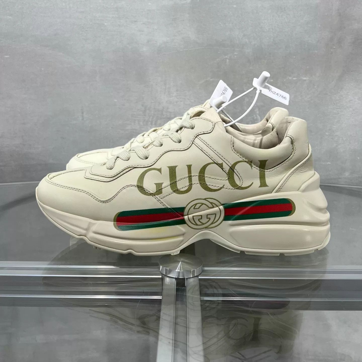 Gucci Gucci Rhyton belt dad shoe women's ivory 38.5 Size US 8 / IT 38 - 3 Thumbnail