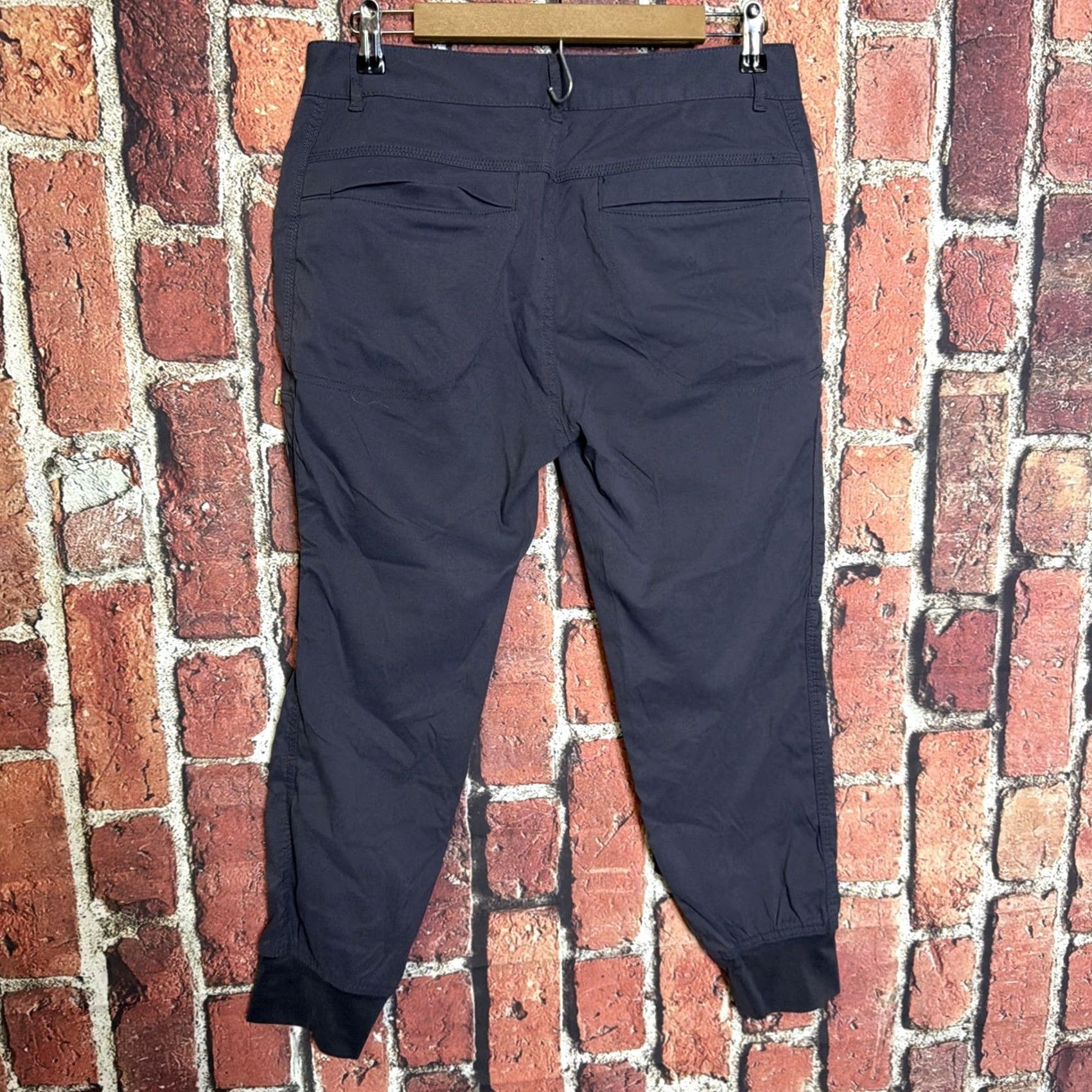 Prana prAna Sky Canyon Pants Womens 10 Cargo Jogger Stretch Nylon Hiking Outdoor Gray Size 32" / US 10 / IT 46 - 3 Thumbnail