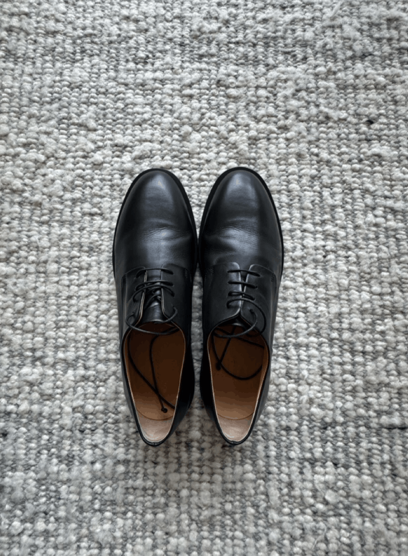 Marsell MARSÈLL Mando Derbys Leather Lace-Up Black Shoes 45 / 12 Size US 12 / EU 45 - 8 Thumbnail