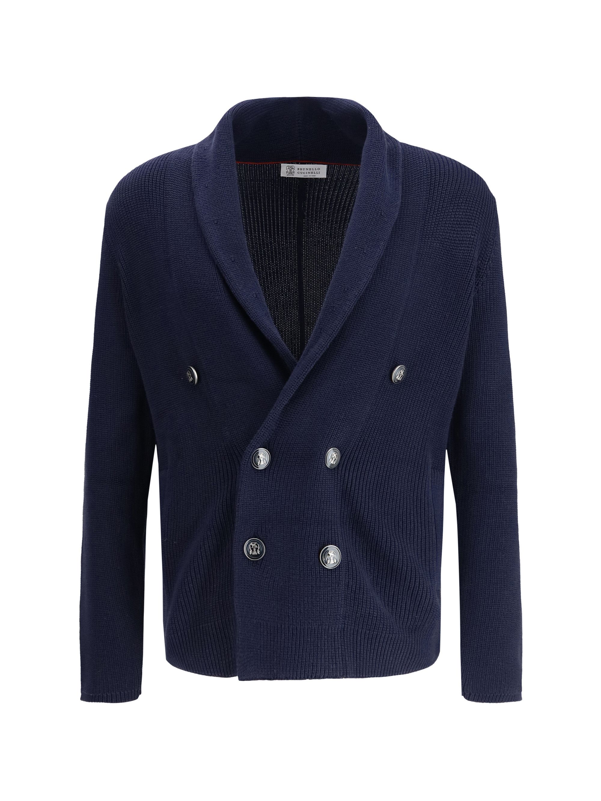 Brunello Cucinelli Cardigan with a shawl collar Size US XL / EU 56 / 4 - 1 Thumbnail