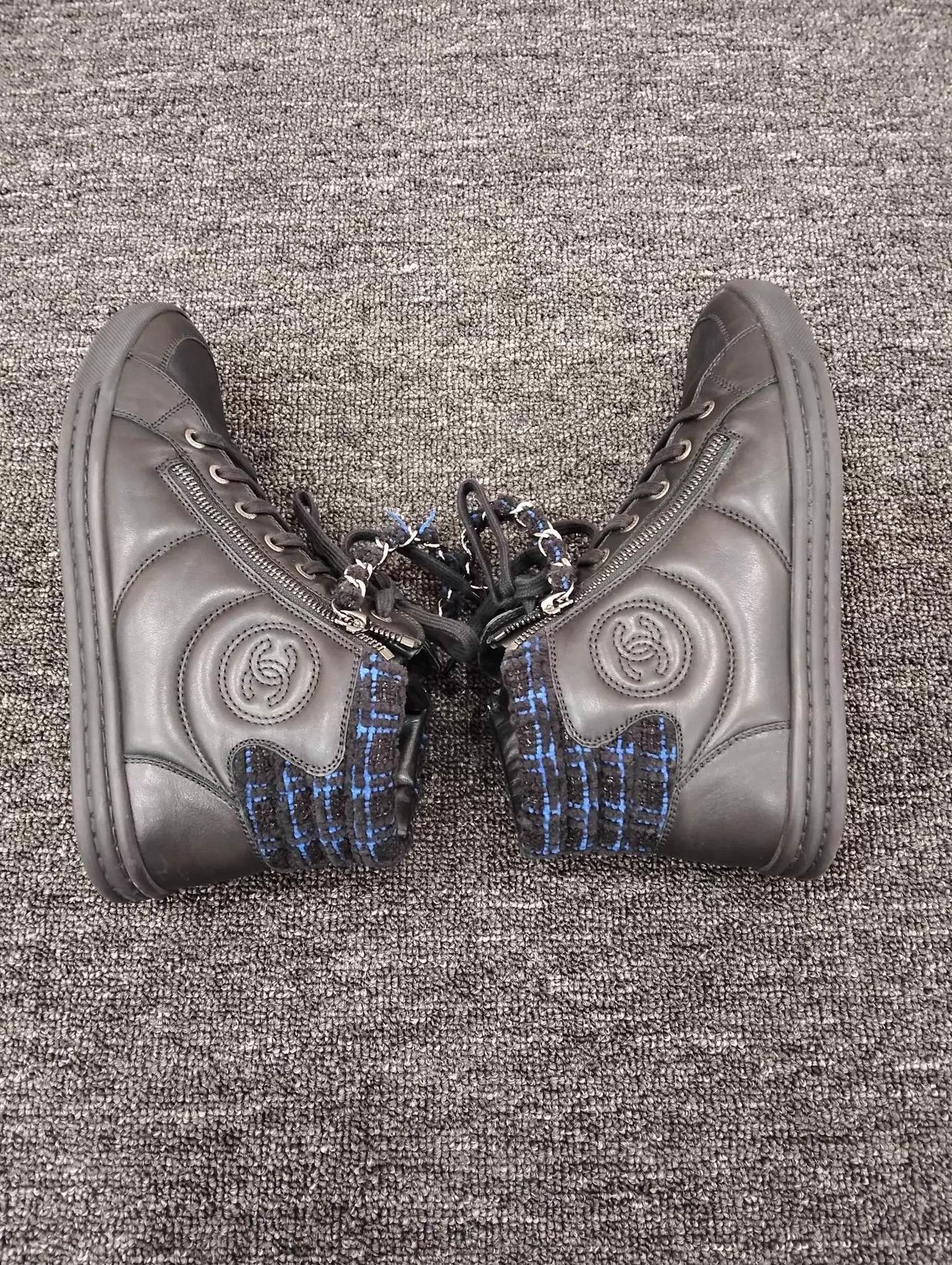 Chanel CHANEL high-top boots 37 95% new Size US 6.5 / IT 36.5 - 3 Thumbnail