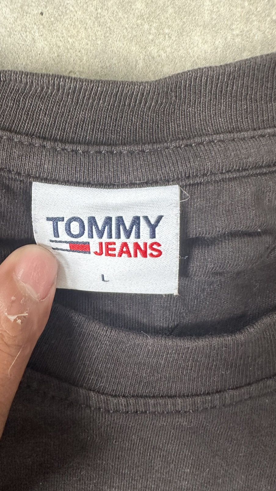 Tommy Jeans TOMMY JEANS SPELLOUT TEE Size US L / EU 52-54 / 3 - 5 Thumbnail