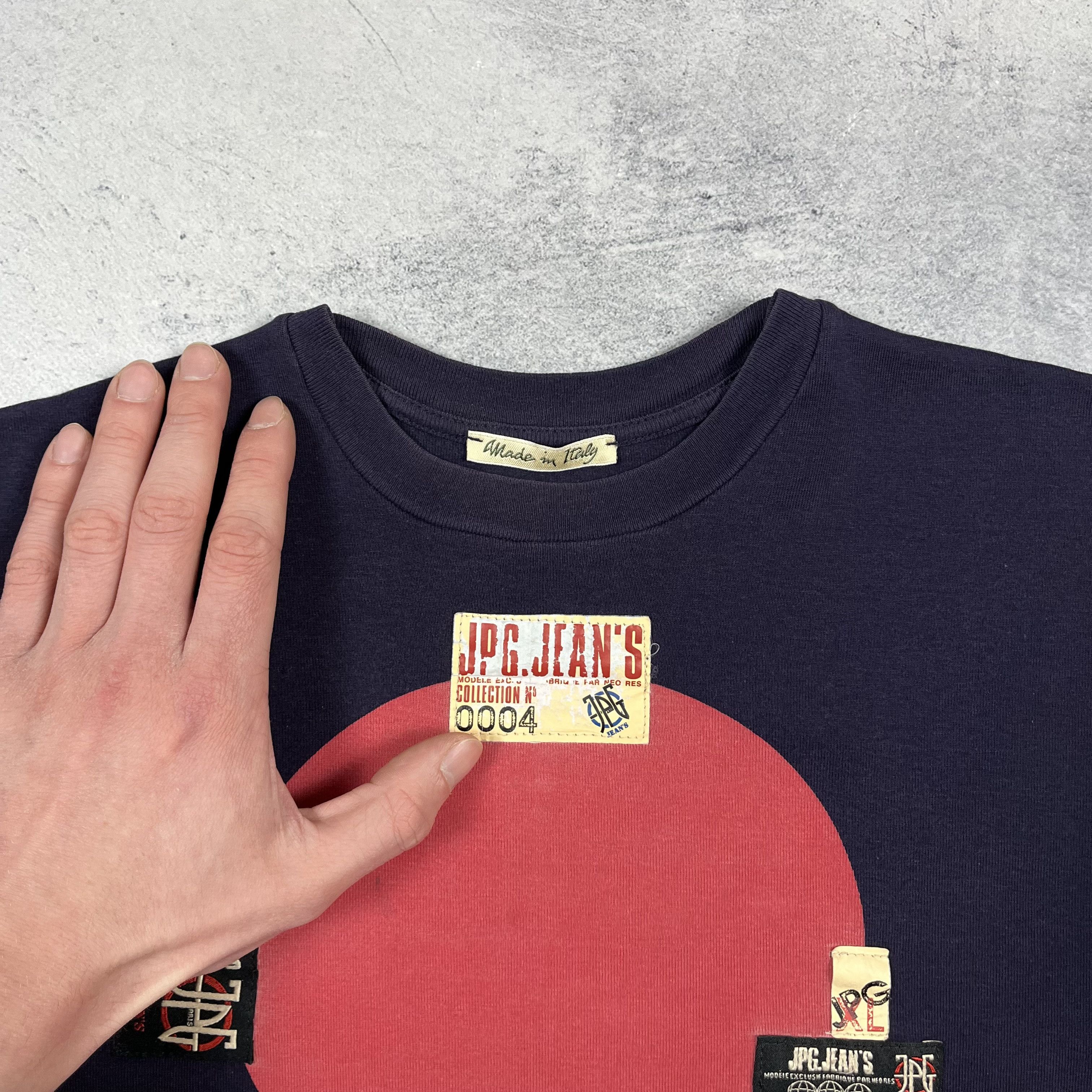 Jean Paul Gaultier Vintage Jean Paul Gaultier Abstract Logo T Shirt 90’s Size XL / US 12-14 / IT 48-50 - 8 Thumbnail