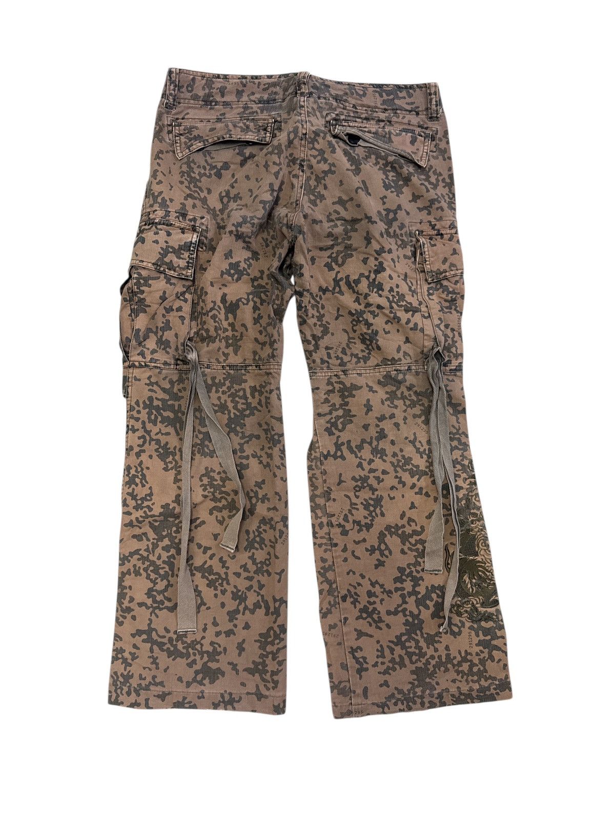 291295=Homme 291295 HOMME MULTIPOCKETS BONDAGE CARGO PANTS Size US 34 / EU 50 - 3 Thumbnail