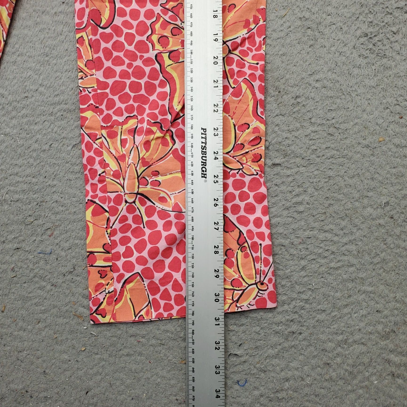 Lilly Pulitzer Lilly Pulitzer Womens Crop Pants Multicolor Butterflies Stretch Straight Leg Size 4 Regular Size 27" / US 4 / IT 40 - 4 Thumbnail