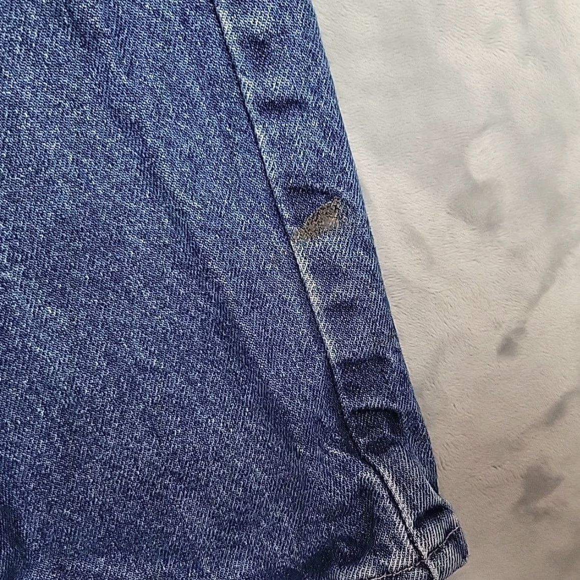 Carhartt VINTAGE Carhartt Jeans Mens 31x32 Faded Denim FR Fire Flame Resistant Work Pants FRB004 Size US 31 - 3 Thumbnail