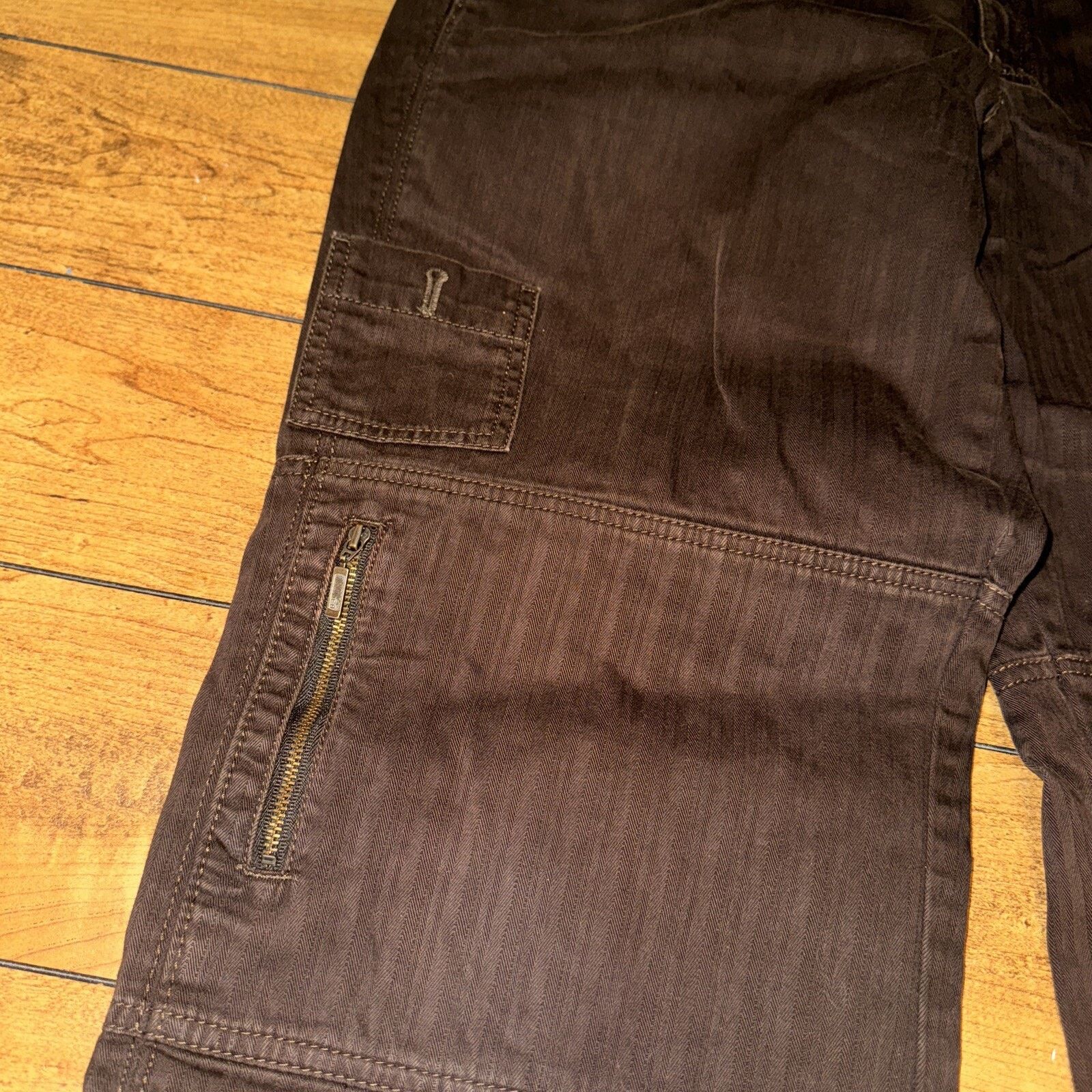 Eddie Bauer Eddie Bauer Cargo Double Knee Pants Brown Size 16 35x32 Size US 35 - 3 Thumbnail