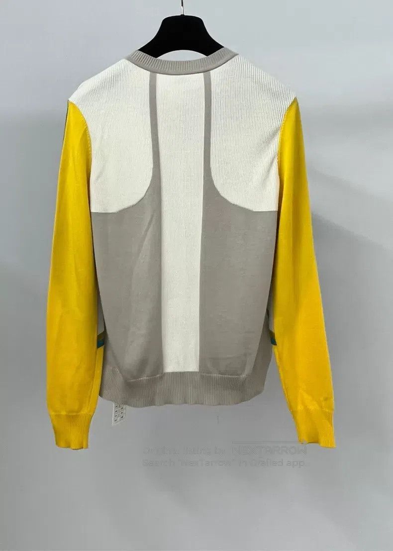 Hermes Hermes Silk and Knit Long Sleeve Top Size XS / US 0-2 / IT 36-38 - 2 Thumbnail