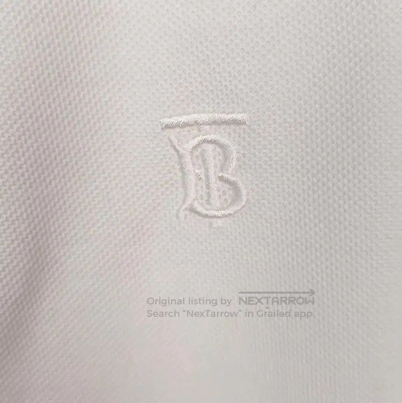 Burberry Burberry Men's White Cotton Polo Shirt. Size US S / EU 44-46 / 1 - 5 Thumbnail