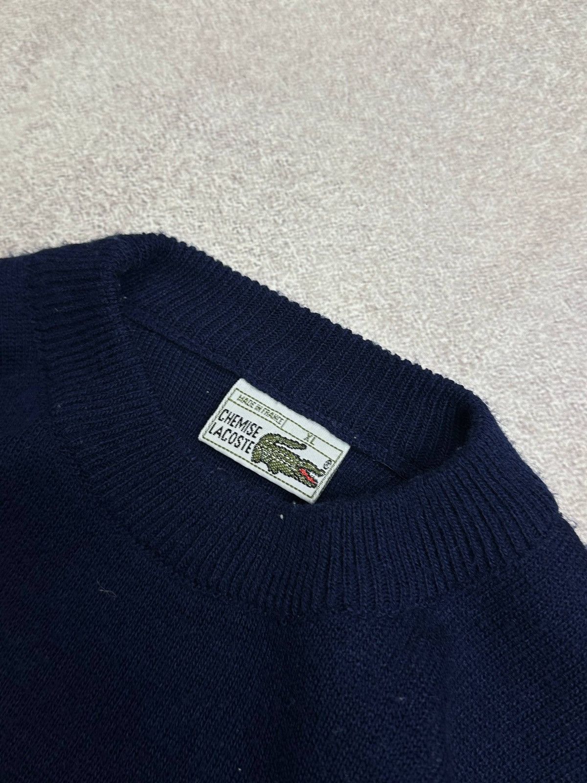 Lacoste Vintage Lacoste Golf Big Logo Embroidery Knit Sweater Rare Size US L / EU 52-54 / 3 - 5 Thumbnail
