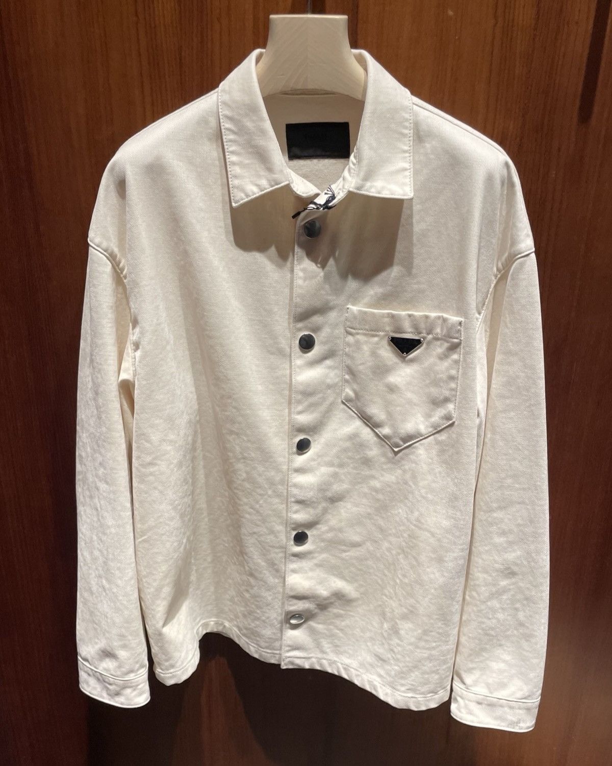 Prada Prada Velvet Denim Shirt | Grailed