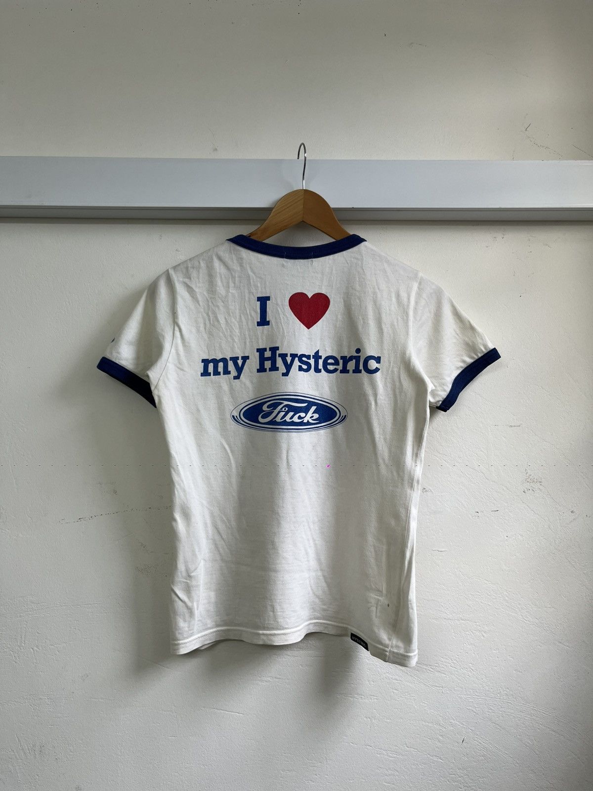 Hysteric Glamour Vintage Hysteric Glamour ‘I ❤️ my Hysteric’ Ringer Size XS / US 0-2 / IT 36-38 - 1 Thumbnail